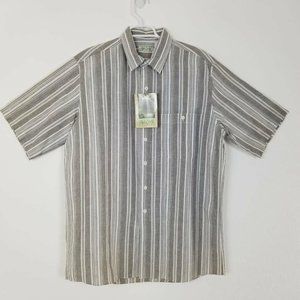 Ash Creek Trading Men’s Shirt Button Brown L